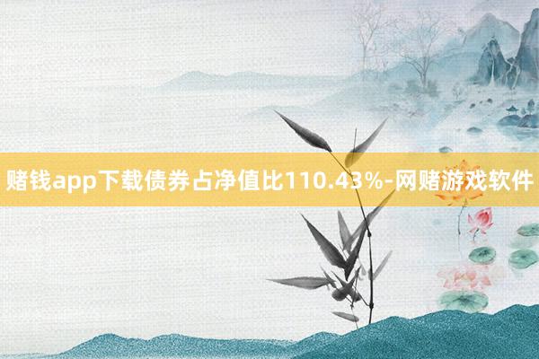 赌钱app下载债券占净值比110.43%-网赌游戏软件